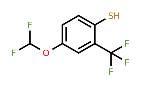 1806331-66-7 | 4-Difluoromethoxy-2-(trifluoromethyl)thiophenol