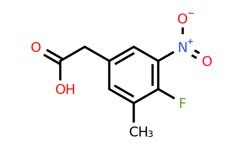 1806331-71-4 | 4-Fluoro-3-methyl-5-nitrophenylacetic acid