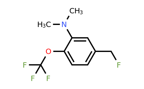 1806331-97-4 | 1-Dimethylamino-5-fluoromethyl-2-(trifluoromethoxy)benzene