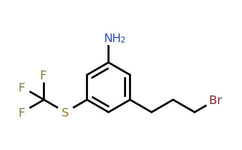 1806332-07-9 | 3-(3-Bromopropyl)-5-(trifluoromethylthio)aniline