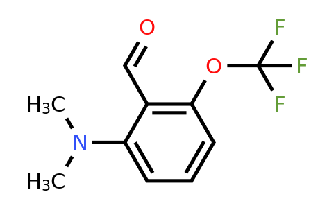 1806332-22-8 | 2-Dimethylamino-6-(trifluoromethoxy)benzaldehyde