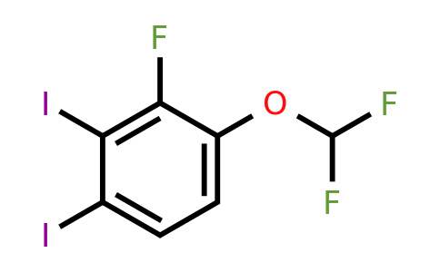 1806332-67-1 | 1-Difluoromethoxy-3,4-diiodo-2-fluorobenzene