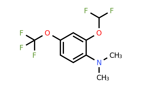 1806333-02-7 | 1-Difluoromethoxy-2-dimethylamino-5-(trifluoromethoxy)benzene