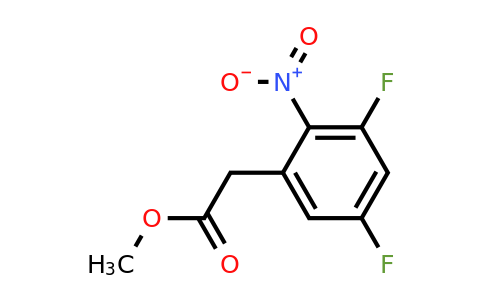 1806333-11-8 | Methyl 3,5-difluoro-2-nitrophenylacetate