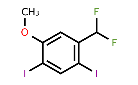 1806333-20-9 | 5-Difluoromethyl-2,4-diiodoanisole