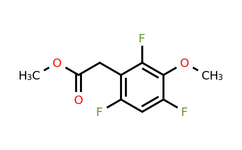 1806334-90-6 | Methyl 3-methoxy-2,4,6-trifluorophenylacetate