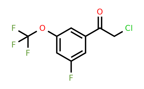 1806335-10-3 | 3'-Fluoro-5'-(trifluoromethoxy)phenacyl chloride