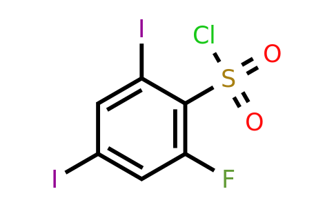 1806335-64-7 | 2,4-Diiodo-6-fluorobenzenesulfonylchloride