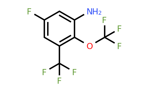 1806335-65-8 | 5-Fluoro-2-trifluoromethoxy-3-(trifluoromethyl)aniline