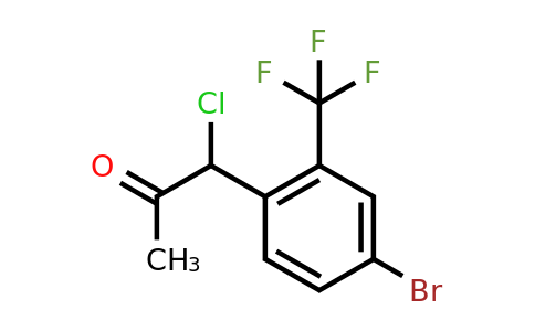 1806335-67-0 | 1-(4-Bromo-2-(trifluoromethyl)phenyl)-1-chloropropan-2-one