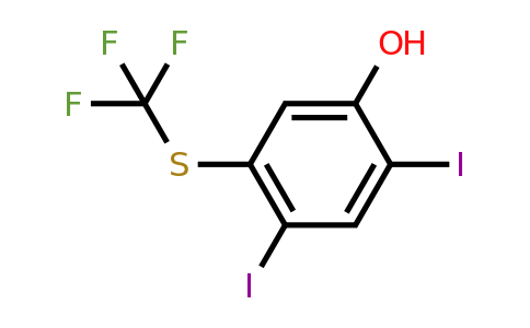 1806336-09-3 | 2,4-Diiodo-5-(trifluoromethylthio)phenol