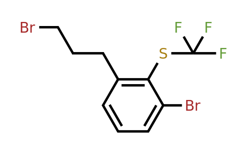 1806336-23-1 | 1-Bromo-3-(3-bromopropyl)-2-(trifluoromethylthio)benzene