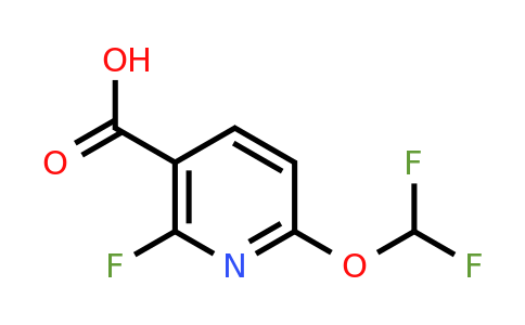 1806336-55-9 | 6-Difluoromethoxy-2-fluoronicotinic acid