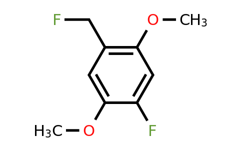 1806337-17-6 | 1,4-Dimethoxy-2-fluoro-5-(fluoromethyl)benzene
