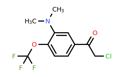 1806337-62-1 | 3'-Dimethylamino-4'-(trifluoromethoxy)phenacyl chloride