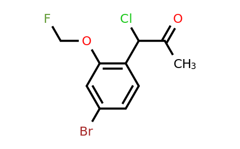 1806337-83-6 | 1-(4-Bromo-2-(fluoromethoxy)phenyl)-1-chloropropan-2-one