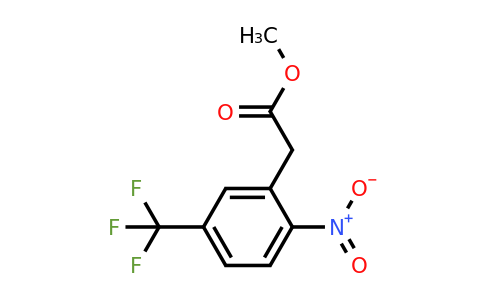 1806337-92-7 | Methyl 2-nitro-5-(trifluoromethyl)phenylacetate