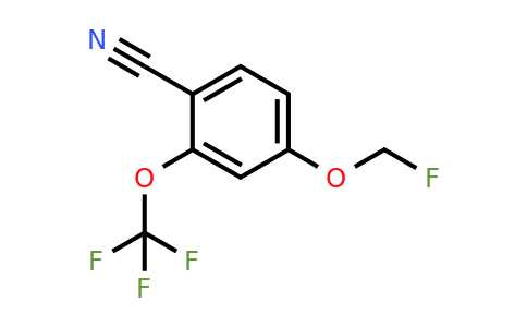 1806338-09-9 | 4-Fluoromethoxy-2-(trifluoromethoxy)benzonitrile
