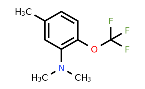 1806338-47-5 | 3-Dimethylamino-4-(trifluoromethoxy)toluene