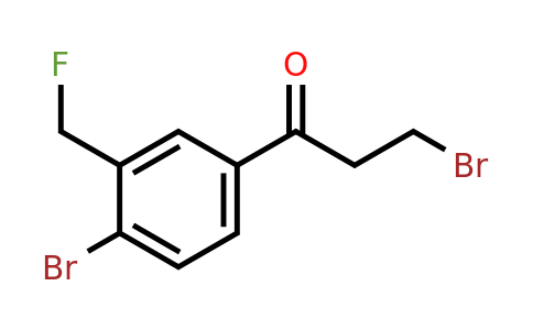 1806338-57-7 | 3-Bromo-1-(4-bromo-3-(fluoromethyl)phenyl)propan-1-one