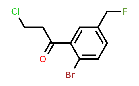 1806338-72-6 | 1-(2-Bromo-5-(fluoromethyl)phenyl)-3-chloropropan-1-one