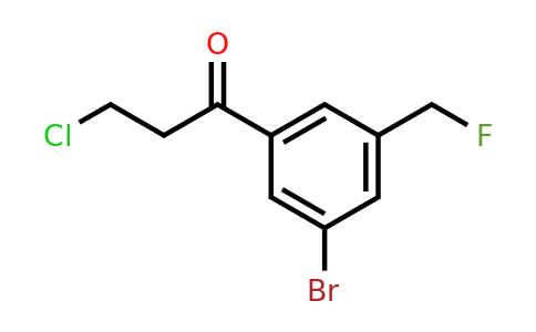 1806338-81-7 | 1-(3-Bromo-5-(fluoromethyl)phenyl)-3-chloropropan-1-one