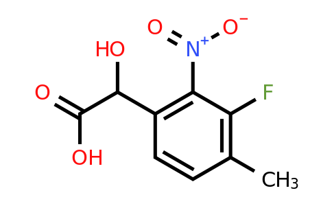 1806339-83-2 | 3-Fluoro-4-methyl-2-nitromandelic acid