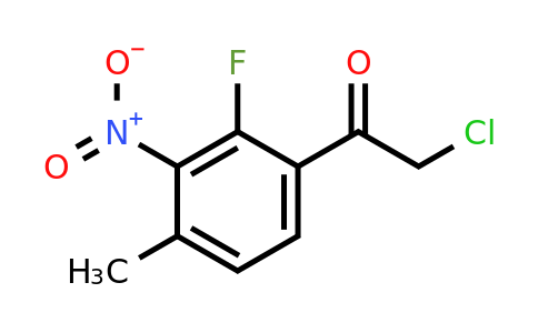 1806339-99-0 | 2'-Fluoro-4'-methyl-3'-nitrophenacyl chloride