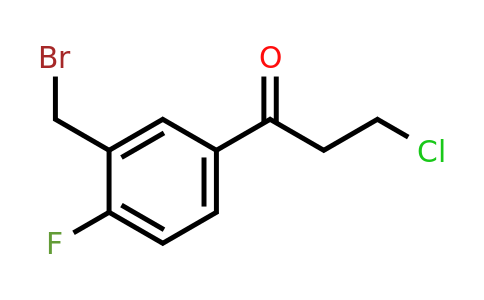 1806340-04-4 | 1-(3-(Bromomethyl)-4-fluorophenyl)-3-chloropropan-1-one