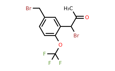1806343-99-6 | 1-Bromo-1-(5-(bromomethyl)-2-(trifluoromethoxy)phenyl)propan-2-one