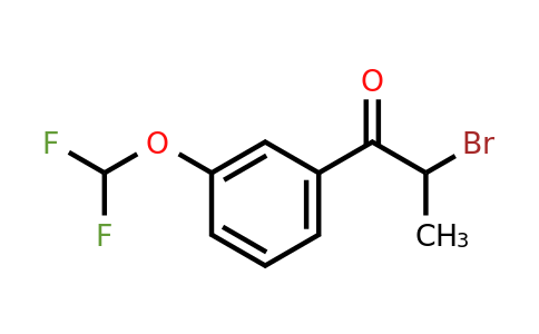 1806344-00-2 | 2-Bromo-1-(3-(difluoromethoxy)phenyl)propan-1-one