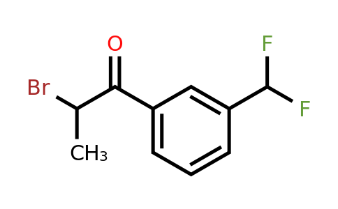 1806344-03-5 | 2-Bromo-1-(3-(difluoromethyl)phenyl)propan-1-one
