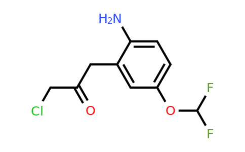 1806344-51-3 | 1-(2-Amino-5-(difluoromethoxy)phenyl)-3-chloropropan-2-one
