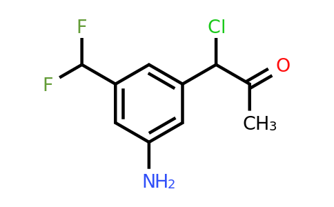 1806344-65-9 | 1-(3-Amino-5-(difluoromethyl)phenyl)-1-chloropropan-2-one