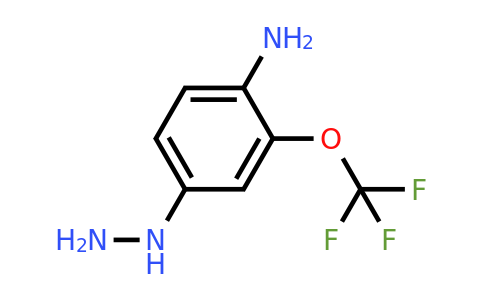 1806345-76-5 | 4-Hydrazinyl-2-(trifluoromethoxy)aniline