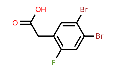 1806345-99-2 | 4,5-Dibromo-2-fluorophenylacetic acid