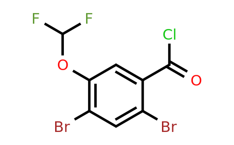 1806346-09-7 | 2,4-Dibromo-5-(difluoromethoxy)benzoyl chloride