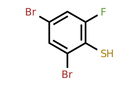 1806346-59-7 | 2,4-Dibromo-6-fluorothiophenol