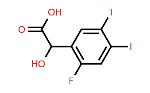 1806346-66-6 | 4,5-Diiodo-2-fluoromandelic acid