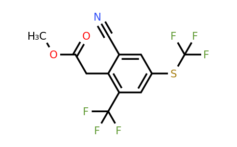 1806346-67-7 | Methyl 2-cyano-6-trifluoromethyl-4-(trifluoromethylthio)phenylacetate