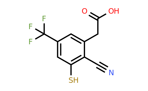 1806346-93-9 | 2-Cyano-3-mercapto-5-(trifluoromethyl)phenylacetic acid