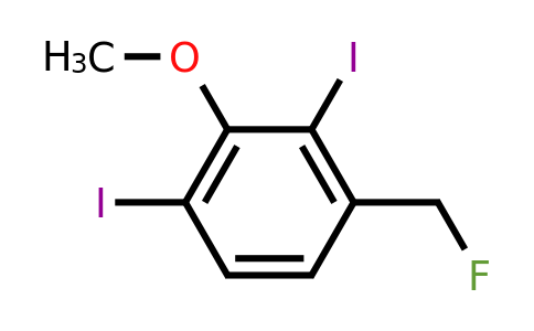 1806346-96-2 | 2,6-Diiodo-3-(fluoromethyl)anisole