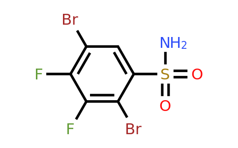 1806347-13-6 | 2,5-Dibromo-3,4-difluorobenzenesulfonamide