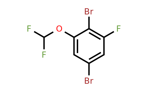 1806347-43-2 | 1,4-Dibromo-2-difluoromethoxy-6-fluorobenzene
