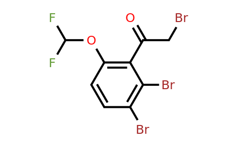 1806347-92-1 | 2',3'-Dibromo-6'-(difluoromethoxy)phenacyl bromide