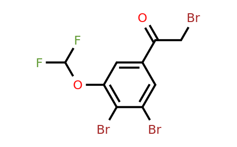 1806348-08-2 | 3',4'-Dibromo-5'-(difluoromethoxy)phenacyl bromide