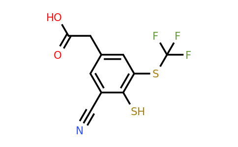 1806348-14-0 | 3-Cyano-4-mercapto-5-(trifluoromethylthio)phenylacetic acid