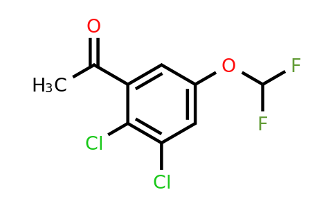 1806348-29-7 | 2',3'-Dichloro-5'-(difluoromethoxy)acetophenone