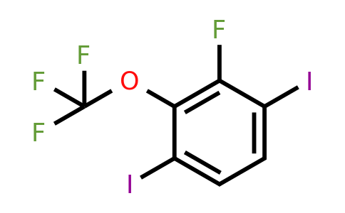 1806348-46-8 | 1,4-Diiodo-2-fluoro-3-(trifluoromethoxy)benzene