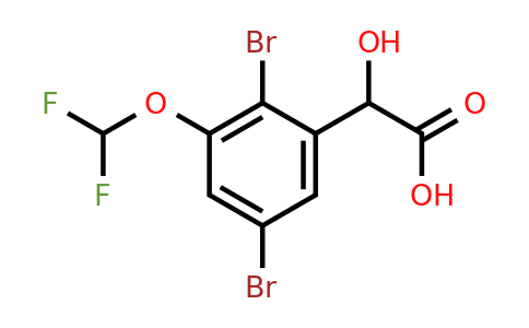 1806348-54-8 | 2,5-Dibromo-3-(difluoromethoxy)mandelic acid